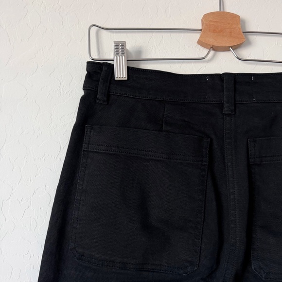 Everlane The Wide Leg Crop in Black Size 4 - Picture 8 of 14